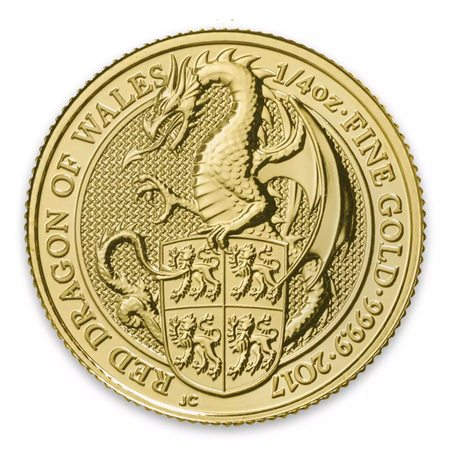 2017 1/4oz Britain Queen's Beasts: The Dragon (3)