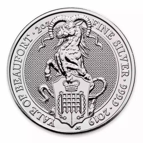 2019 2oz Britain Queen's Beast: The Yale of Beaufort (2)