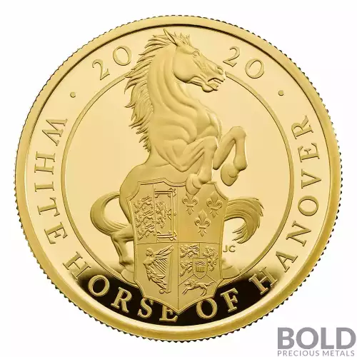 2020 1/4oz Britain Queen's Beasts: The White Horse
