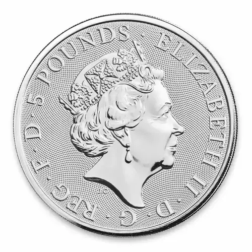 2020 2oz Britain Silver Queen's Beast: The White Lion of Mortimer (3)