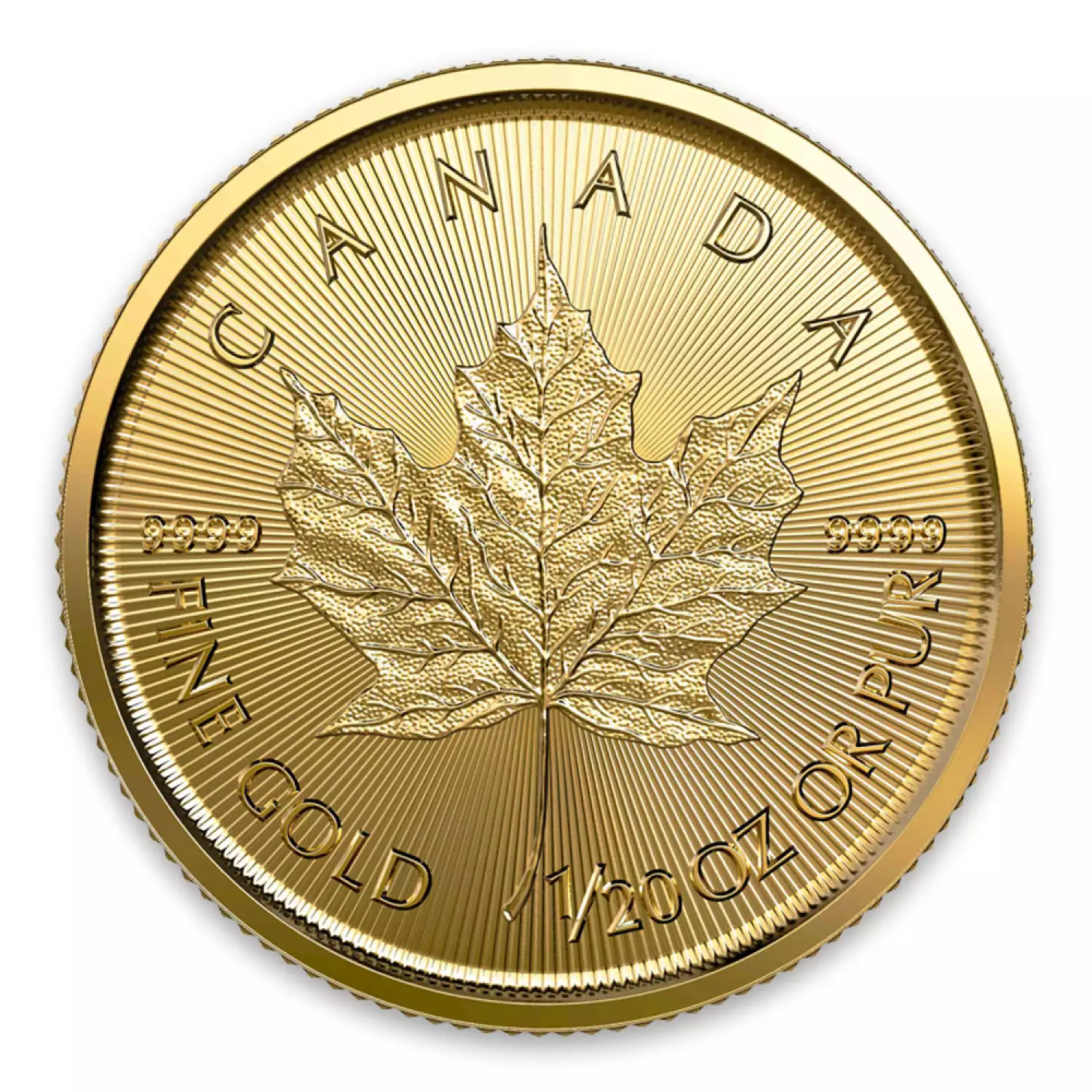 2021 1/20oz Canadian Gold Maple Leaf (2)