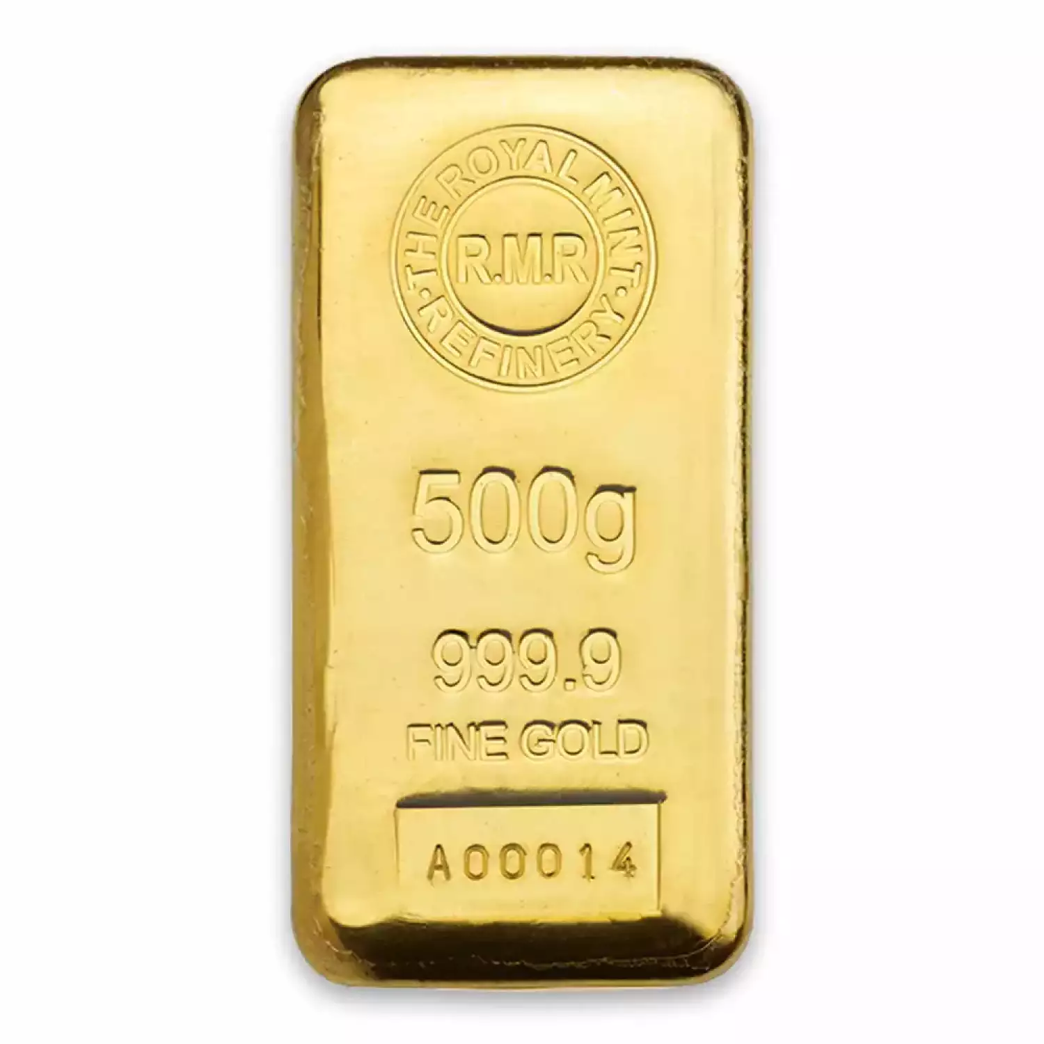 500g Royal Mint Refinery Cast Gold Bar (2)