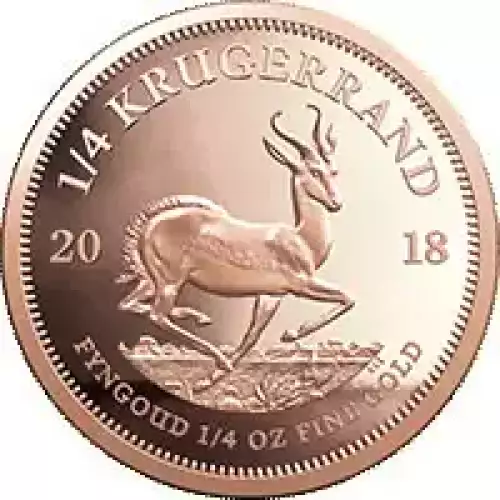 Any Year 1/4oz South African Gold Krugerrand (2)