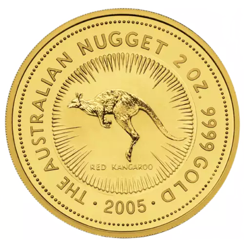 Any Year 2oz Bullion Nugget / Kangaroo Coin (2)