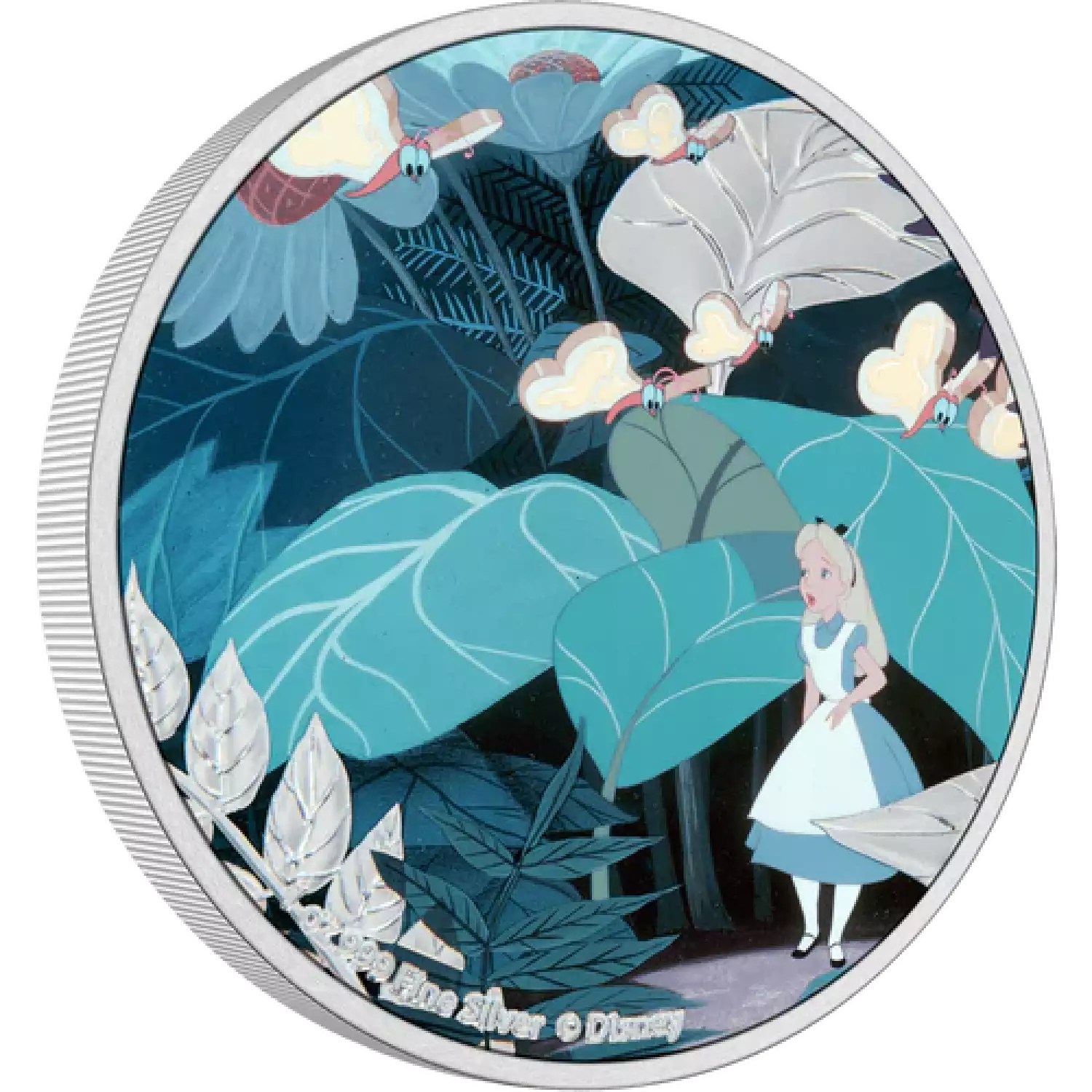 Disney Alice in wonderland - 2021 1oz Alice Silver Coin (2)
