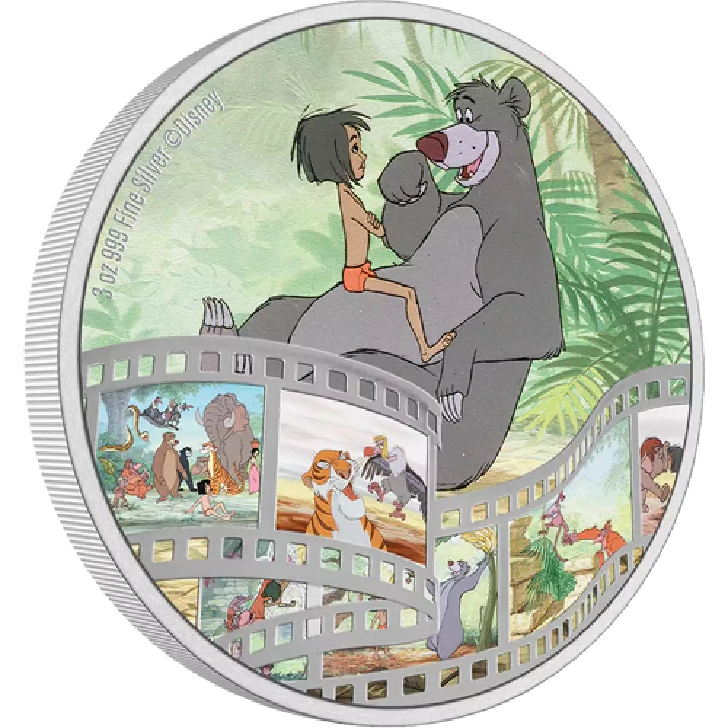 Disney Cinema masterpieces- 2022 3oz Jungle Book Silver Coin (3)