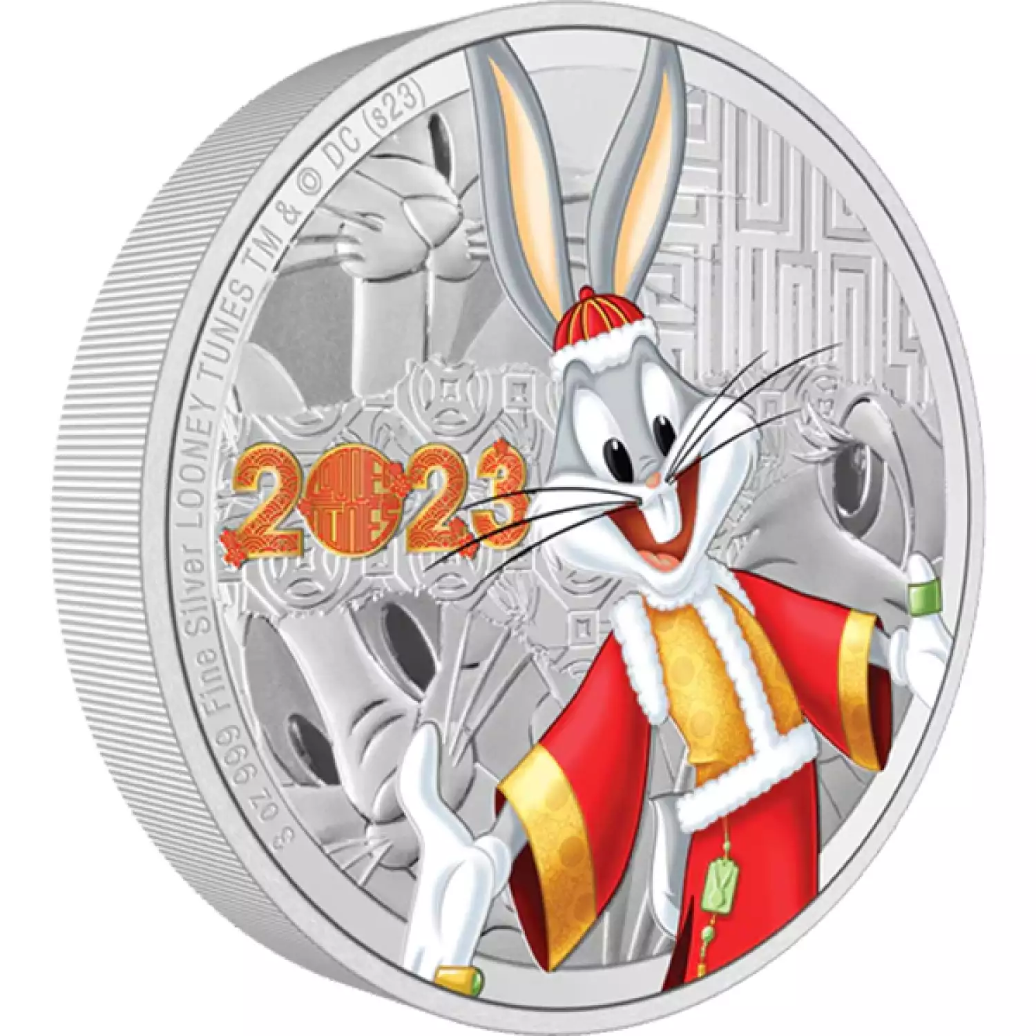 Looney Tunes - 2023 3oz Year of the Rabbit Bugs Bunny Silver Çoin (3)