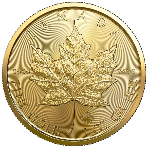 Any Year Gold Canadian Maple Leaf